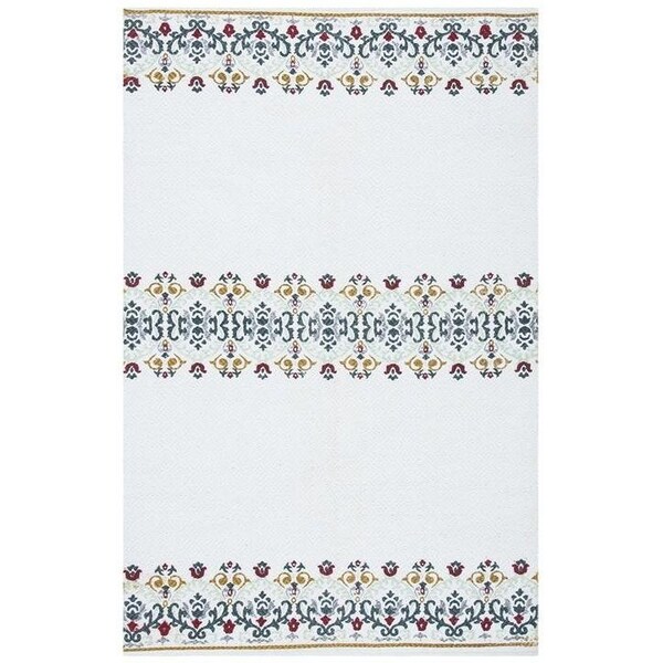 Safavieh 5 x 8 ft. Cedar Brook Rectangle Hand-Loomed Rug Ivory & Gray CDR101F-5 - main